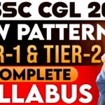 SSC CGL Syllabus 2024