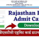 rajasthan bstc admit card 2024